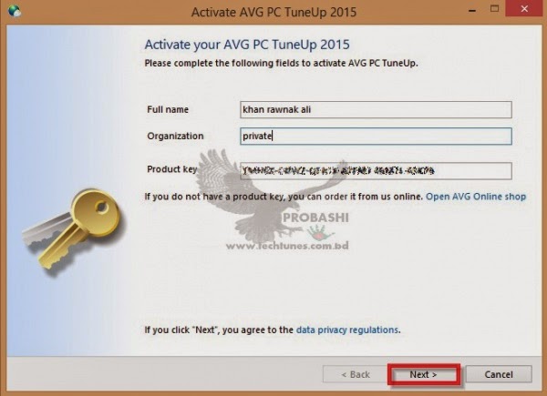 Introduce Serial Key In Avg Tuneup